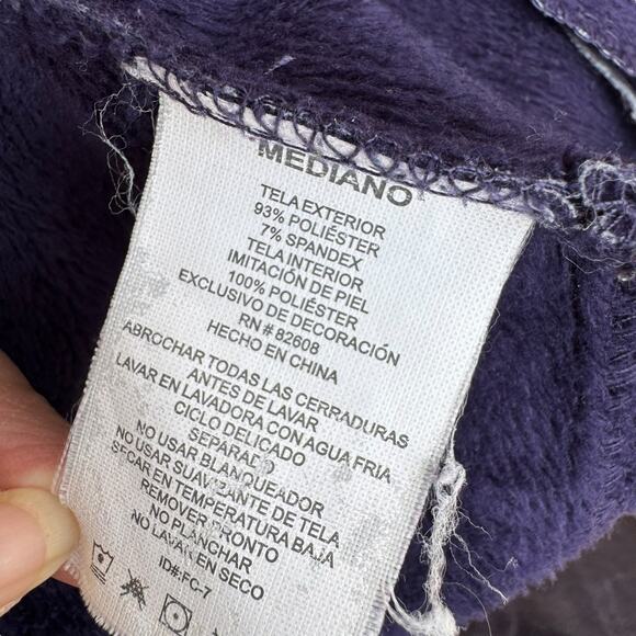 Free Country M Purple Hooded Soft Shell Jacket Full Zip Active Outdoor Coat - Picture 15 of 15